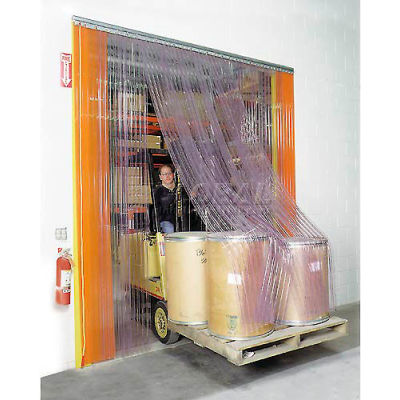 Global Industrial™ Scratch Resistant Strip Door Curtain 14'W x 7'H