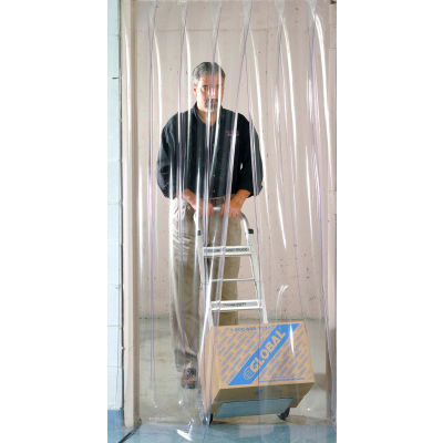 Global Industrial™ Pedestrian Strip Door Curtain 3'W x 7'H