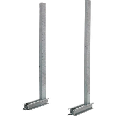Global Industrial Single Sided Cantilever Upright, 33"Dx6'H, For 1000 Series