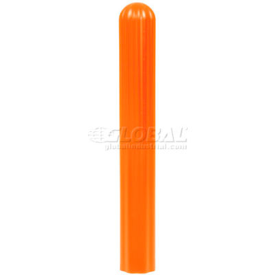 Eagle Bollard nervuré Post Sleeve 8" Orange, 1738-RG