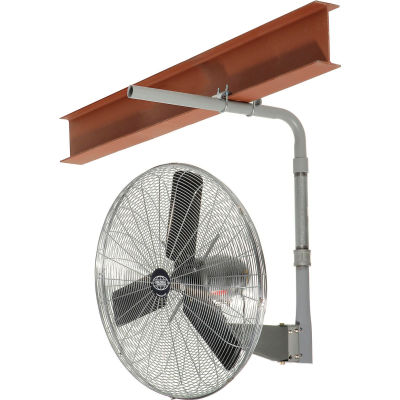 Global Industrial™ 30 » Deluxe Oscillating Industrial I Beam Fan, 3 vitesses, 10000 CFM, 1/2 HP