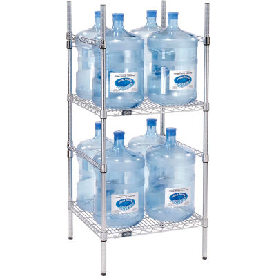 5 Gallon Water Bottle Storage Rack, 8 Bottle Capacity