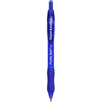 Paper Mate® Profile Ballpoint Retractable Pen, Bold, Blue Ink - Qté par paquet : 12