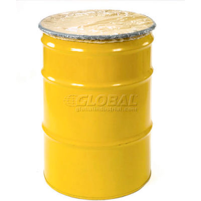 Couverture de tambour ™ en polyéthylène élastique global pour tambour de 55 gallons - Qté par paquet : 100