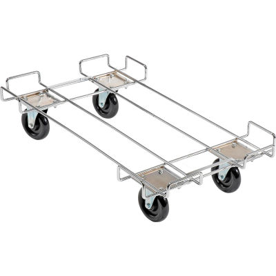 Global Industrial™ Wire Rack Accessoire 36 x 20 Dolly Base - 5 Casters Poly Swivel pour 36"W Bins