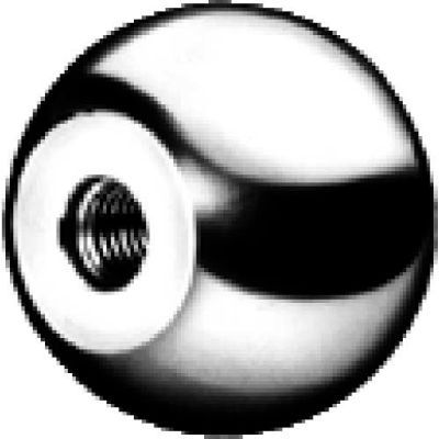 J.W. Winco DIN319-AL aluminium Ball boutons taraudé diamètre 32mm mm longueur M8x1, 25
