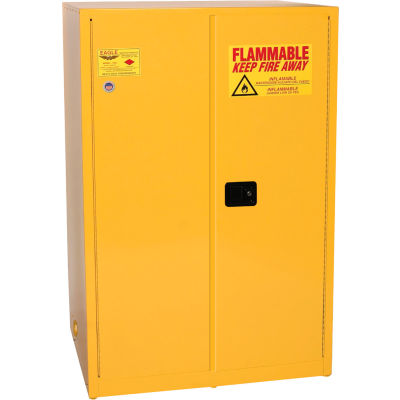 Eagle Flammable Cabinet with Self Close Double Door 90 Gallon