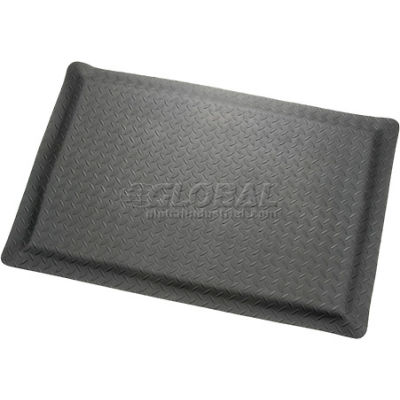 Apache Mills Diamond Foot Diamond Plate Mat 15/16" Thick 3' x Up to 75' Black