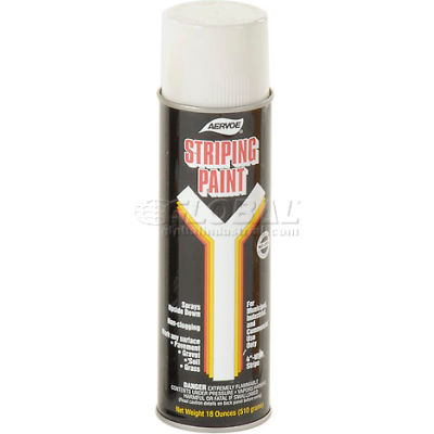 Peinture aérosol blanche pour appareil à marquer les raies - Qté par paquet : 12