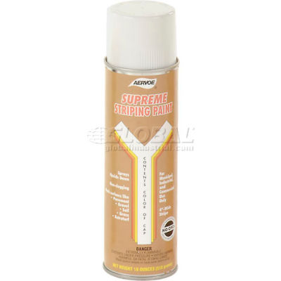 Peinture de marquage haut de gamme en aérosol, blanc - Qté par paquet : 12