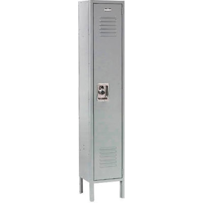 Global Industrial™ Infinity® 1-Tier 1 Door Locker, 12"Wx18"Dx60"H, Gray, Unassembled