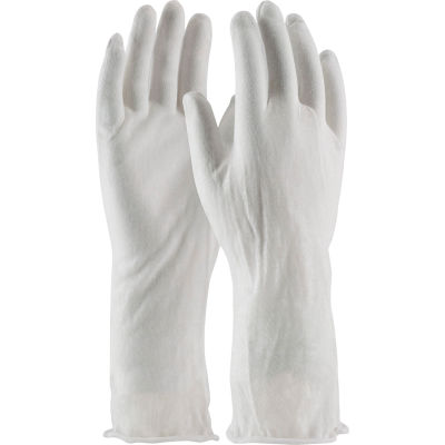 PIP® 97-500/14Je CleanTeam® 14" Econo Lt poids inspecter les gants, coton Lisle, Unhem, hommes