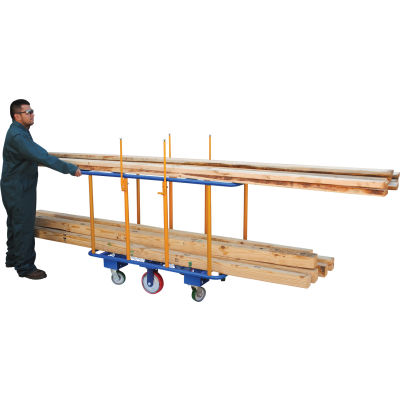 Horizontal Lumber Cart PANEL-H 2000 Lb. Capacité