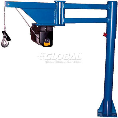 Low-Profile DC Powered Lift Van & Truck Jib Crane VAN-J-DC 400 Lb. Cap.