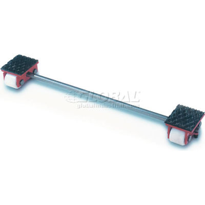 GKS Perfekt® F2 Machinery Roller Dolly Rigid Plates, Adjustable Width Connector Bar 4400 Lb.
