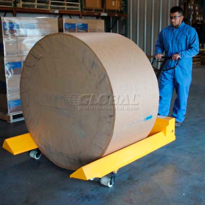 Vestil Roll Moving Manual Pallet Jack, 4000 lb. Capacité, fourches 45 » L x 48 »
