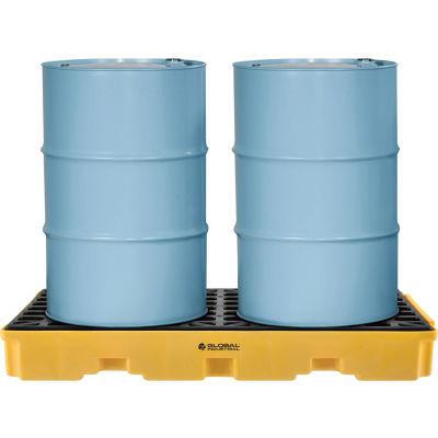 Global Industrial™ 2 Drum Spill Containment Modular Platform