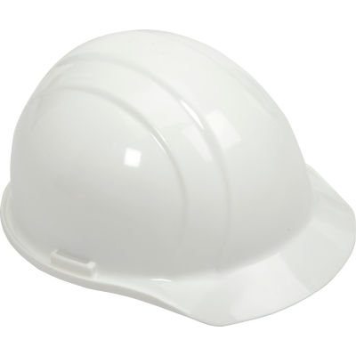 Casque de sécurité ERB® Americana® Cap, suspension à verrouillage coulissant à 4 points, blanc