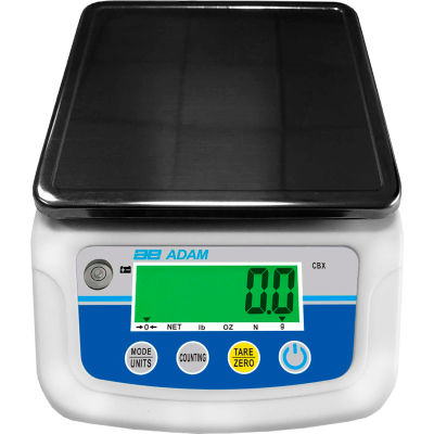 Adam Equipment CBX Portable Compact Balance, Blanc, Affichage LED, Capacité 1200g