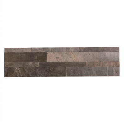 Aspect 23,6" x 5,9" Peel - Stick Stone Decorative Tile Backsplash, Iron Slate - A90-85