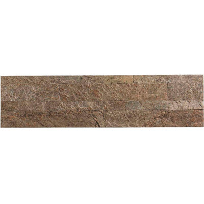 Aspect 23,6" x 5,9" Peel - Stick Stone Decorative Tile Backsplash, Quartz tarnished - A90-86
