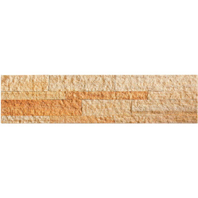 Aspect 23,6" x 5,9" Peel - Stick Stone Decorative Tile Backsplash, Golden Sandstone - A90-87