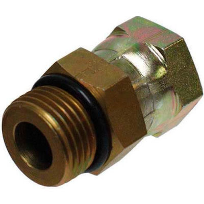 Apache Hydraulic Adapter 39005875, 5/8" Male O-Ring X 1/2" Female Pipe Swivel