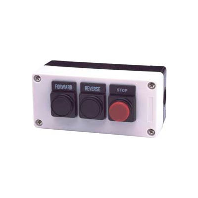 Advance Controls 104549, 2 trous, Flush Flush, avant inversée 22mm Non métalliques bouton poussoir Station