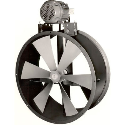 Global Industrial™ Ventilateur de conduits à environnement sec antidéflagrant de 42 pouces, 1-1/2 HP, monophasé