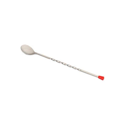 Alegacy 1511B - Stainless Steel Bar Spoon With Red Ball - Pkg Qty 12