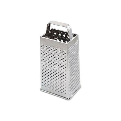 Alegacy 3199 - Stainless Steel Square Grater 9", 2 Slicing Surfaces - Pkg Qty 12
