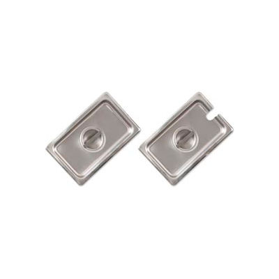 Alegacy CP8122NC - Half Size Notched Cover For Steam Table Pan, 24 Ga. - Pkg Qty 12