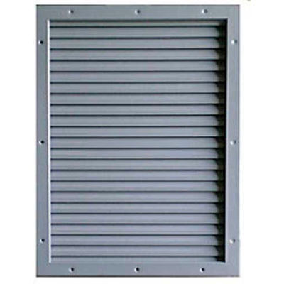 CECO Door Louver Kit, Galvannealed Steel, Fire Rated, 12"W X 12"H