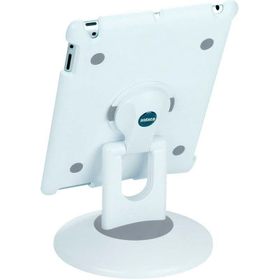 Aidata ISP303WG Multi-Station pour iPad 2, 3 et 4, White Shell avec base blanche et grise