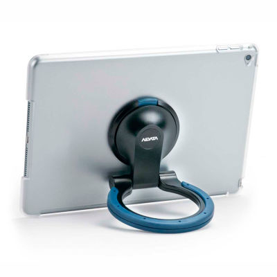 Aidata ISP602CBD SpinStand pour iPad Air 2, Clear Shell avec Anneau noir et gris