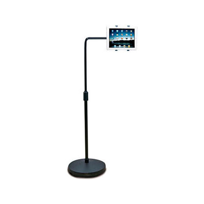 Aidata US-5007W Universal Tablet Extension Arm Floor Stand, Noir