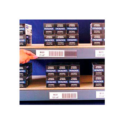Label Holders, 2-1/2" x 6", Clear, Magnetic (12 pcs/pkg)