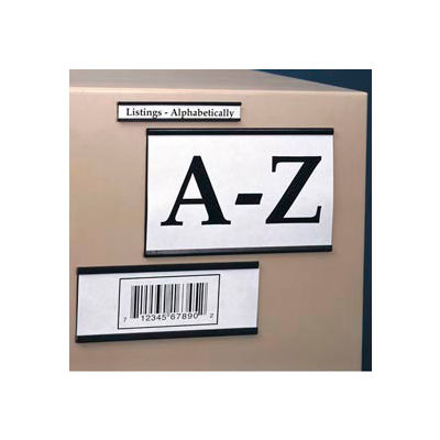 Magnetic "C" Channel Label Holder, 3" x 4" (25 pcs/pkg)