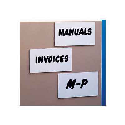 Magnetic Write-On Label, 3" x 6" (25 pcs/pkg)