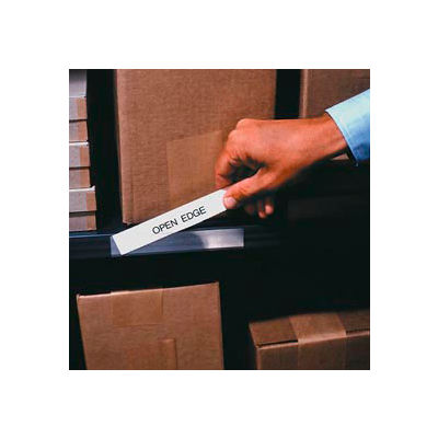 Label Holder, Economy Strips, 1" x 6", Clear (50 pcs/pkg)
