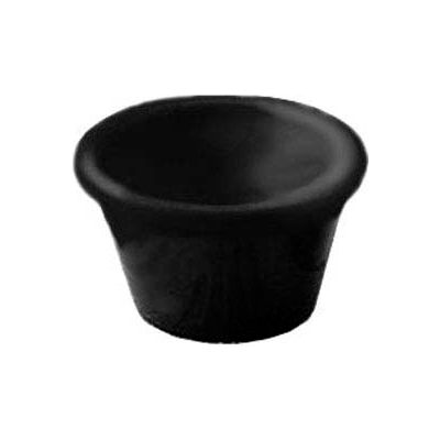 American Metalcraft MRS200BL - Ramekin, 2 Oz. Cap, Smooth Sided, Black