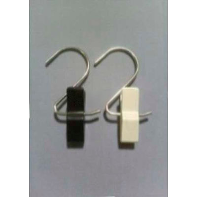 3" S crochet avec collier pour 2" noir - Qté par paquet : 50