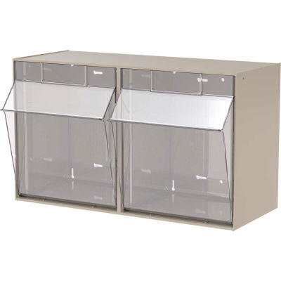 2 bacs Akro-Mils TiltView™ 06702 - 23-5/8" L x 12-5/16 « D x 14" H
