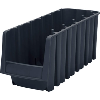 Akro Bins Plastic Economy Bin 30776BLACK - 6-5/8"W x 17-7/8"D x 7"H - Pkg Qty 10