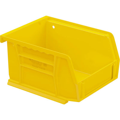 Akro-Mils® AkroBin® Plastic Stacking Bin, 4-1/8"W x 5-3/8"L x 3"H, Yellow - Qté par paquet : 24