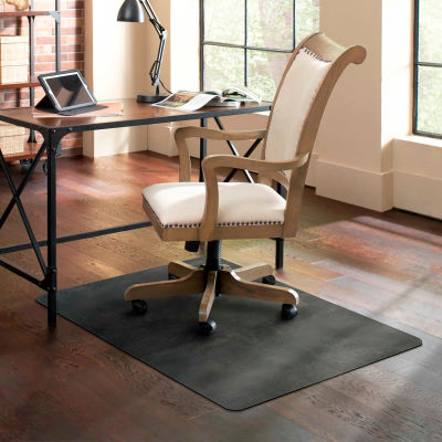 ES Robbins® Trendsetter Chair Mat for Hard Floors - 36 po x 48 po - Étain