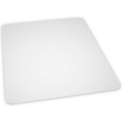 Interion® Président de bureau Mat for Hard Floor - 46 po l. x 60 po L. - Bord droit- Pas d'emballage