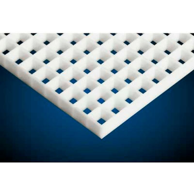 Panneau acrylique alvéolée Core à jalousies américain blanc, 24 "x 48", Pack 2 14-2448-2PK