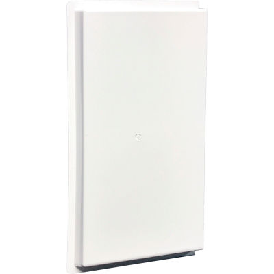 American Louver Square Ceiling Vent Air Diverter, pour 2' x 2' T-Grid Diffusers, Blanc