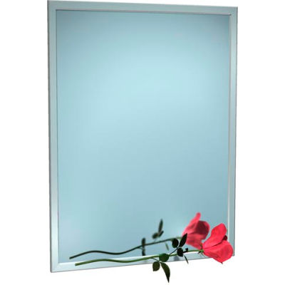 ASI® inox Angle cadre miroir - Wx16 24"" H - 0600-1624